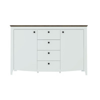 Комод Каріна KOM2D4S Попелястий / антрацит Гербор (Gerbor) Україна